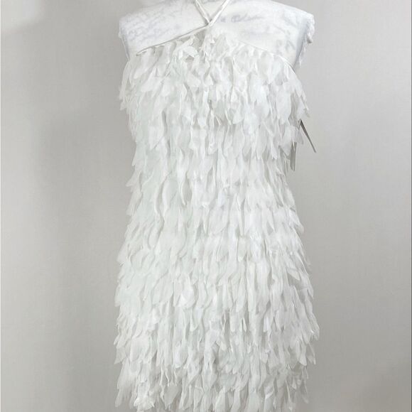 Aidan by Aidan Mattox Trapeze Fringe Dress size 4 - Picture 6 of 13